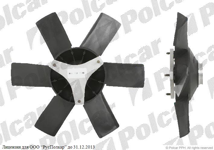 AUDI 100 (C4) +AVANT 12.90 - 05.94 : Крыльчатка вентилятора 280 mm AAE, AAD, ABK 2.0, 2.0E- 811119113B