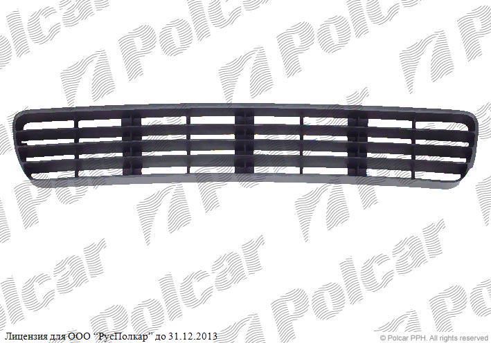 AUDI 80 (B4) 09.91 - 94 :Решетка в бампер центральная (чёрная), RETOV- 8A0807683A01C