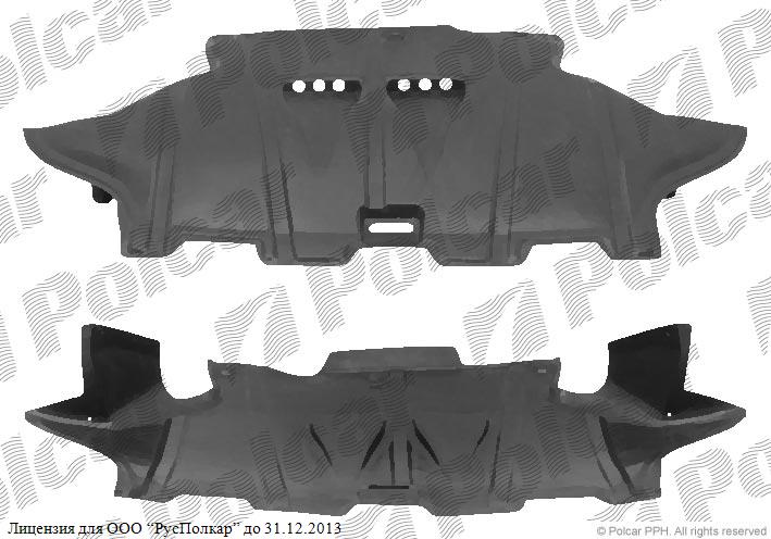 AUDI 80 (B4) 09.91 - 94 :Защита двигателя- 8A0863821N