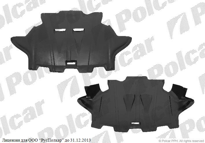 AUDI 80 (B4) 09.91 - 94 :Защита двигателя, DIESEL- 8A0863821D