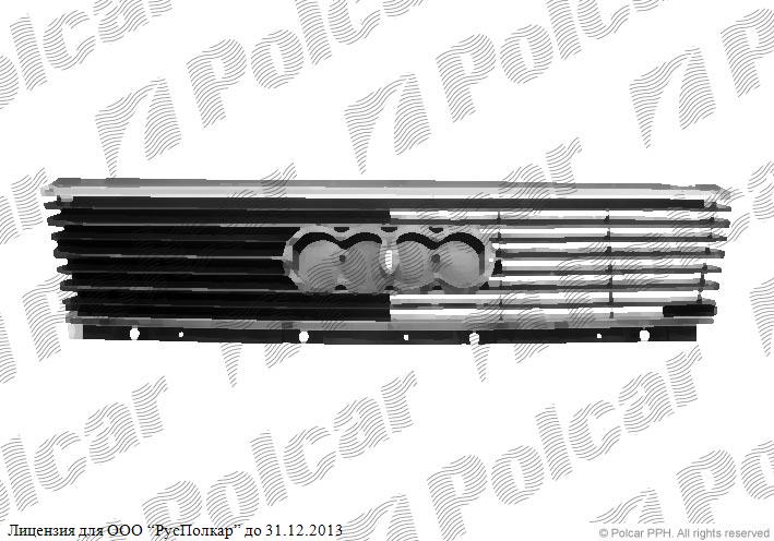AUDI 100 (C3) +AVANT 10.82 - 11.90/ 200 09.83 - 12.91 :Решетка радиатора (хром/чёрная), - 44385365501C<br />44385365501C<br />443853655A01C