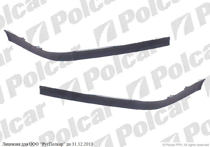 AUDI 100 (C3) +AVANT 10.82 - 11.90/ 200 09.83 - 12.91 :Спойлер переднего бампера правый - 443-805-618<br />443805618A01C