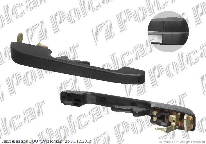 AUDI 100 (C3) +AVANT 10.82 - 11.90/ 200 09.83 - 12.91 :Ручка внешняя задняя правая (-12.87) - 443839206B