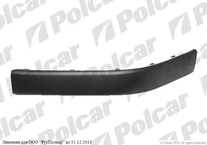 AUDI 100 (C4) +AVANT 12.90 - 05.94 :Молдинг переднего бампера правый- 4A0807222<br />4A08072223FZ