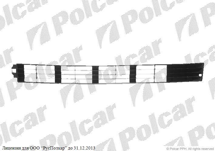 AUDI 100 (C4) +AVANT 12.90 - 05.94 :Решетка в бампер левая (с отвю под птф)- 4A0 853 683F<br />4A0853683F01C