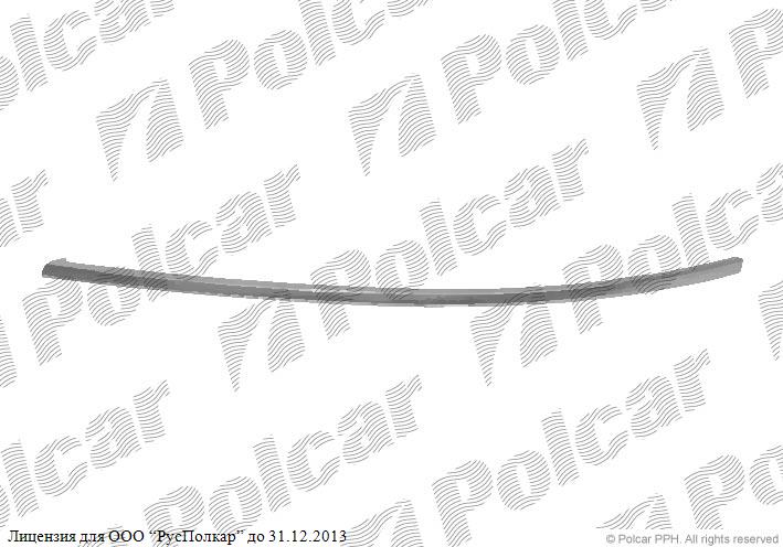 AUDI A6 (C5) SDN/AVANT 06.01 - 01.05 :Молдинг бампера правый (хром)- 4B0 807 174 E 2ZZ