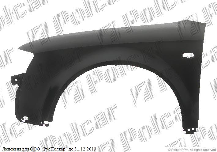 AUDI A4 (B6) 11.00 - 11.04 :Крыло переднее левое- 8E0821105B