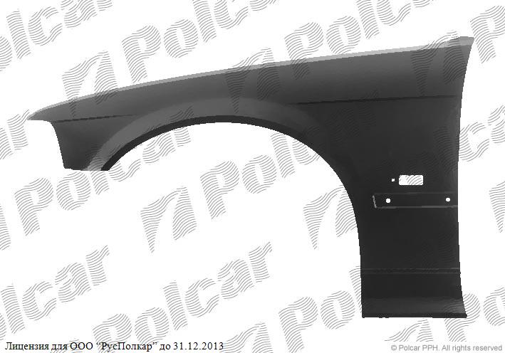 BMW 3 (E36) 12.90 - 03.00 :Крыло переднее правое (с отв.под повторитель) -95- 41358215272<br />4135977875