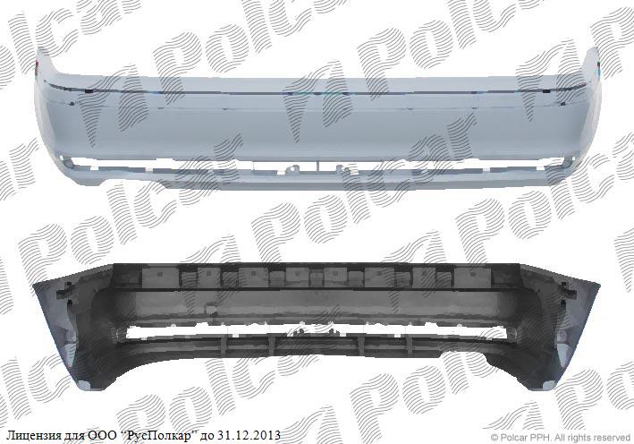 BMW 3 (E46) SDN/комби 06.98 - 09.01 :Бампер задний грунтованый- 51128195310