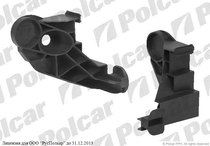 BMW 3 (E46) SDN/комби 10.01 - 06.05 :Кронштейн переднего бампера левый- 51117030608<br />51117030619