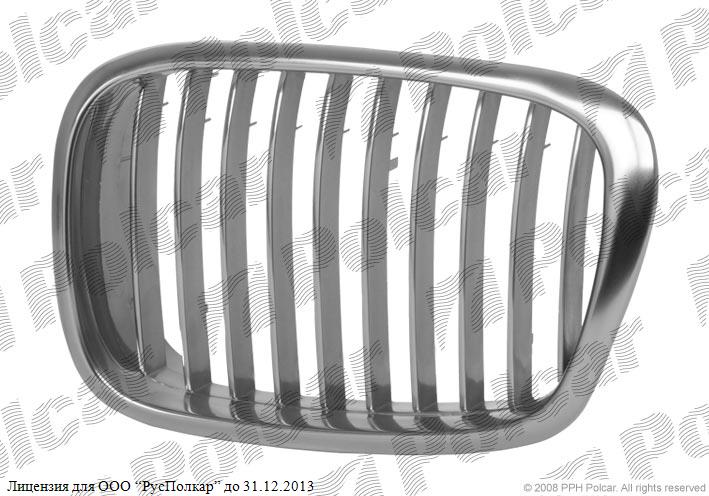 BMW 5 (E39) 01.96 - 06.04 :Решетка радиатора левая (хром, tuning) 00-- 51132005261