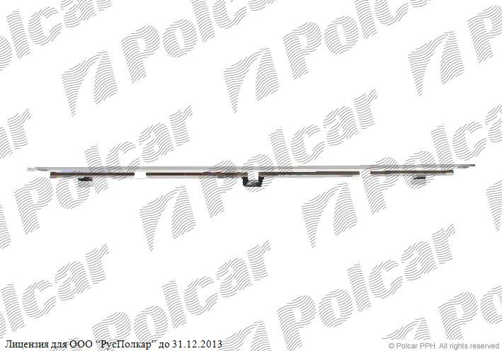 BMW 5 (E39) 01.96 - 06.04 :Молдинг накладки бампера центр. (хром)- 51118226557