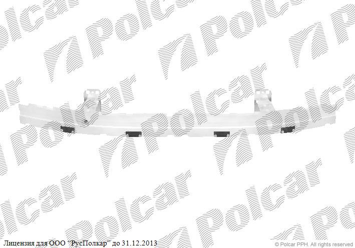 BMW 5 (E60/E61) 06.03 - 06.10 :Усилитель переднего бампера (алюминий) -07- 51117051704