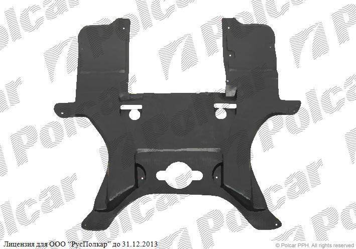 BMW 7 (E38) 04.94 - 12.01 :Защита под коробку передач- 51718168107