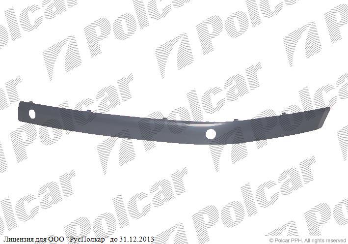 BMW 7 (E65/E66) 09.01 - 12.04 :Накладка переднего бампера правая- 51117043458
