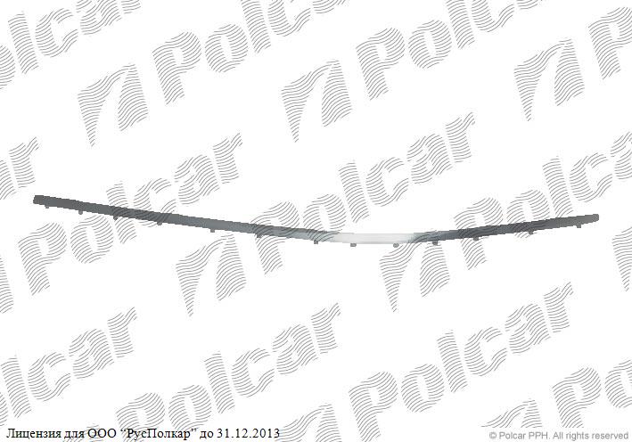 BMW 7 (E65/E66) 09.01 - 12.04 :Молдинг переднего бампера правый (хром)- 51117033476<br />51117043438