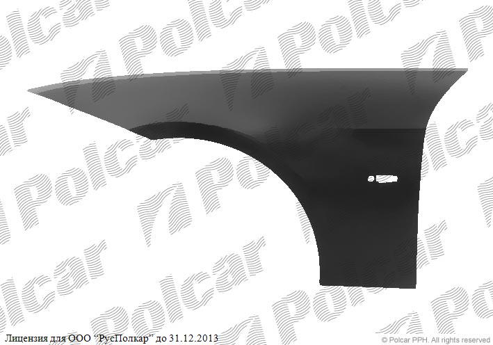 BMW 3 (E90/E91) SDN 04-/TOURING 11.04 - 08.08 :Крыло переднее правое (с отв.под повторитель)- 41357135680