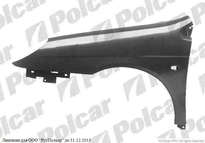 CITROEN C5 (DC/DE) 03.01 - 09.04 :Крыло переднее левое- 7840K7