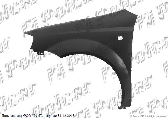 CHEVROLET AVEO (T200) 01.03 - 03.06 :Крыло переднее правое- 96540884<br />96540888