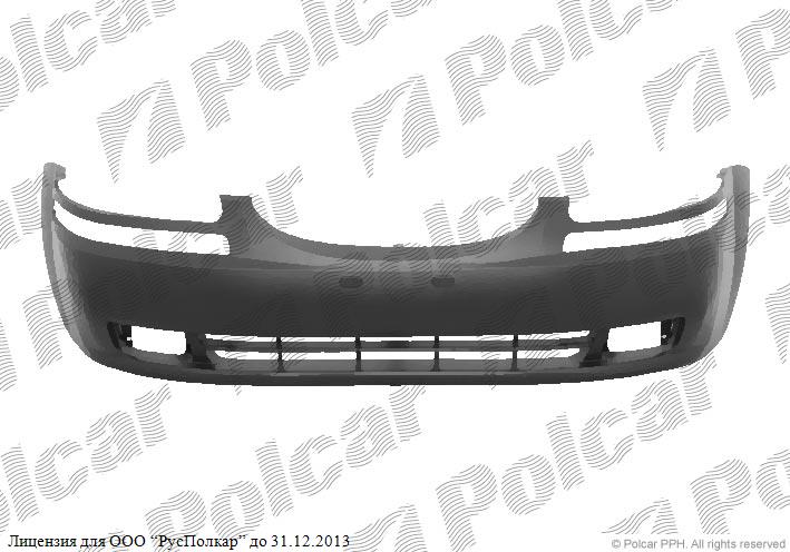 CHEVROLET AVEO (T200) 01.03 - 03.06 :Бампер передний грунт. -04 TYG- 96542983