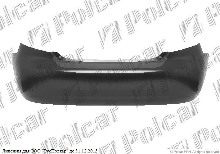 CHEVROLET AVEO (T200) 01.03 - 03.06 :Бампер задний грунт. HB- 96543017