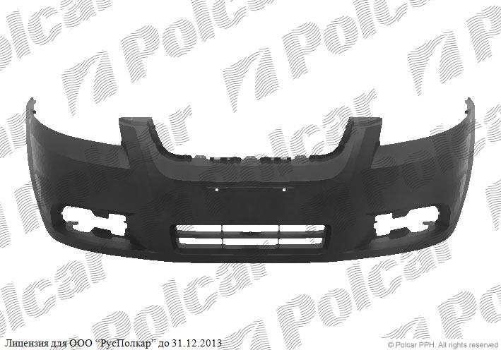 CHEVROLET AVEO SDN (T250) 03.06 - 04.08 :Бампер передний (грунтованный)- 96648503