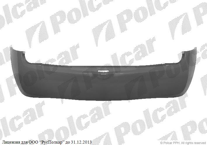 NISSAN MICRA (K12) 01.03 - 11.10 :Бампер задний (под покр., негрунтованный), -10.05- 85022-AX640
