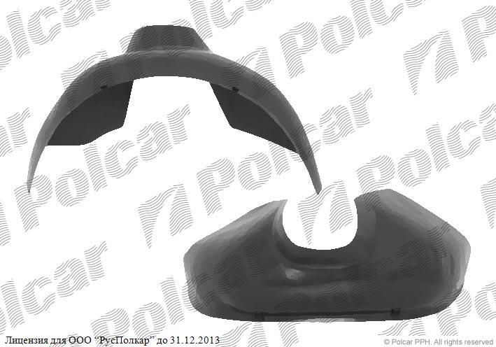 NISSAN PRIMERA (P10) 91 - 96 :Подкрылок левый задний-