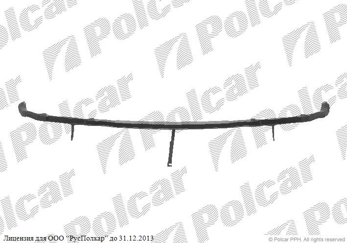 NISSAN ALMERA (N15) 96 - 99 :Усилитель переднего бампера- 62290-0N000