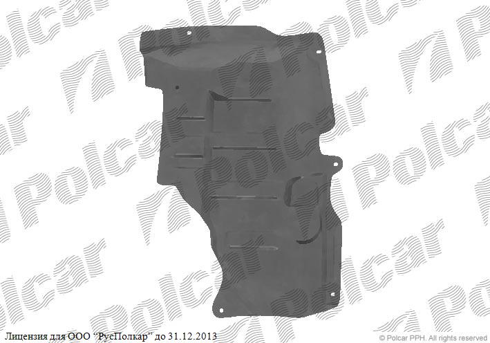 NISSAN PRIMERA (P11) 07.96 - 09.99 :Защита под двигатель правая-