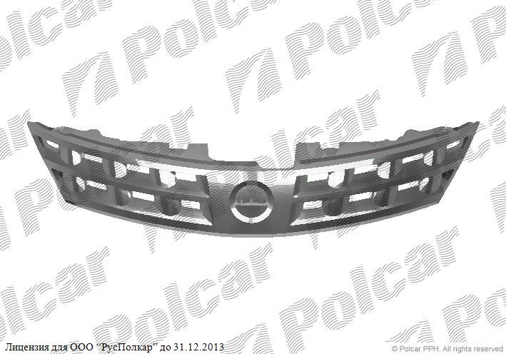 NISSAN MURANO (Z50) 10.03 - 11.07 :Решетка радиатора (хром.)- 62310-CA000<br />F5100-CA0MM