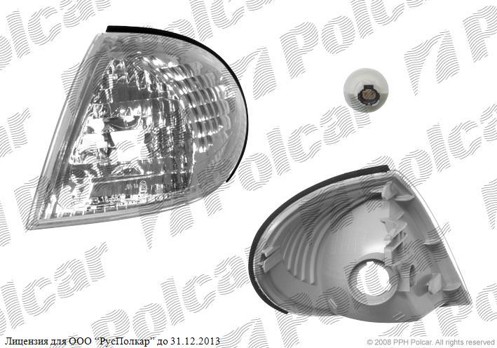 NISSAN ALMERA (N16) 03.00 - 12.02 :Указатель поворота передний левый (белый), TYC 18-5822-05-2- 26139-BM415