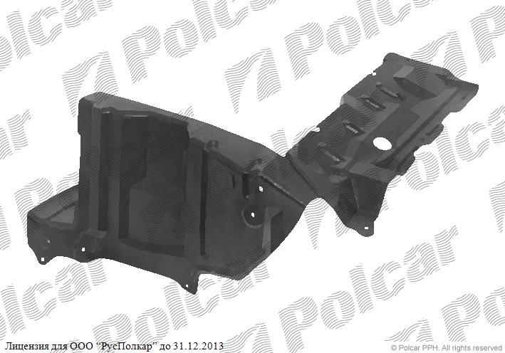NISSAN ALMERA (N16) 03.00 - 12.02 :Защита под двигатель левая (бензин)-