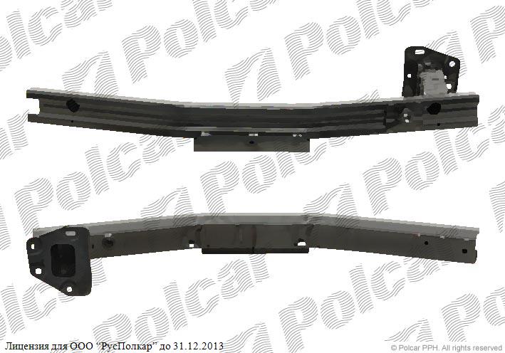 NISSAN TIIDA (C11X/SC11X) 06.07- :Усилитель переднего бампера- F2030-EM3MA