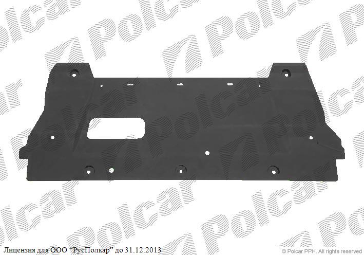 NISSAN QASHQAI (J10) 03.07 - 04.10 :Защита под двигатель (бензин)-