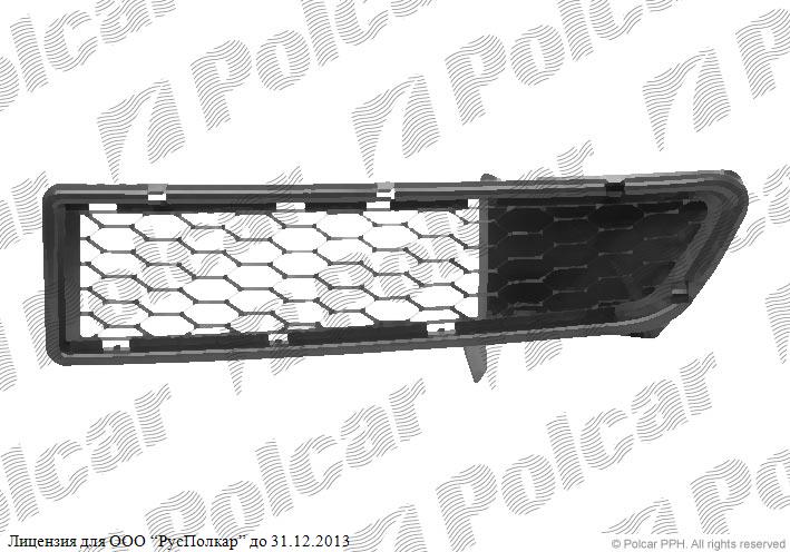 RENAULT LOGAN (SD) 07.04 - 01.09 :Решетка в бампере правая (седан)- 6001546783<br />6001546784