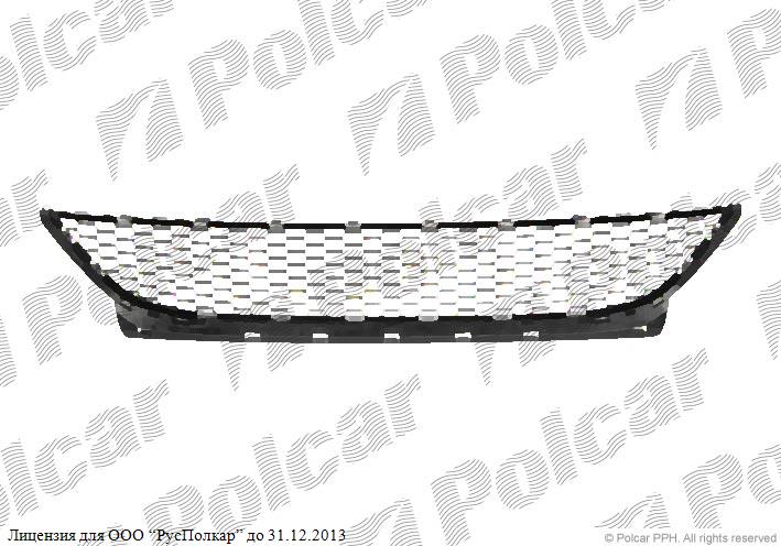 RENAULT LOGAN (SD) 01.09- :Решетка в бампере центральная- 8200-752-803<br />8200752810
