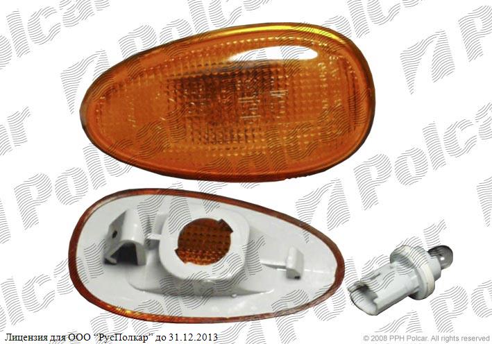 DAEWOO LANOS (KLAT/J100) SDN/HB, 01.97 :Указатель поворота боковой (жёлтый, левый=правый)- 96303241