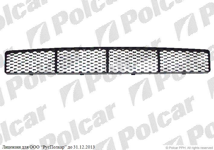 FORD FOCUS (DAW/DBW/DNW/DFW) 09.98 - 11.04 :Решетка в бампере центральная (сетка, чёрная, с отв. под птф, TREND), -01- 1087338