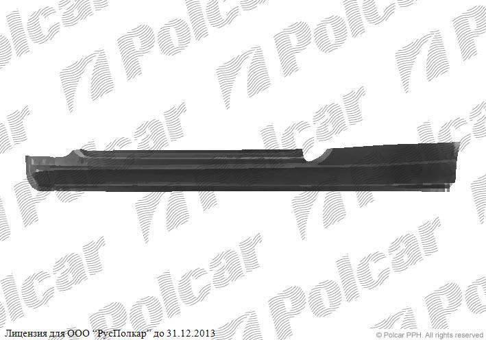 FORD FOCUS (DAW/DBW/DNW/DFW) 09.98 - 11.04 :Порог левый 3D, Klokkerholm- 1317132