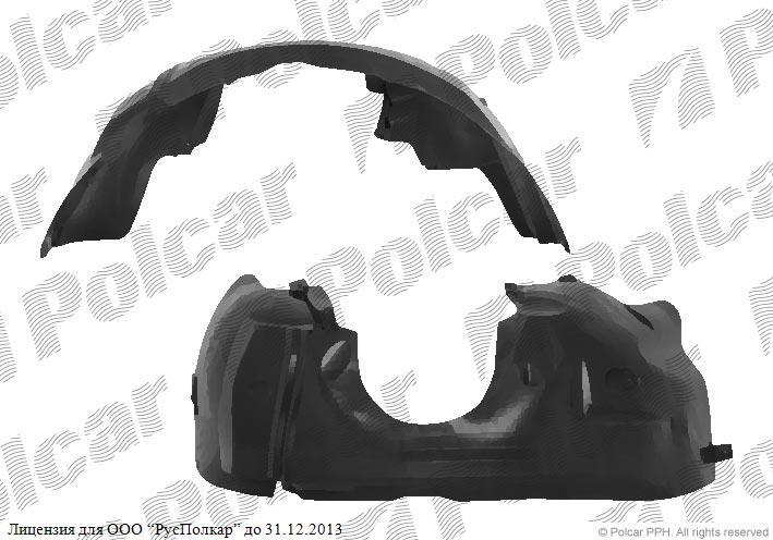 FORD FOCUS (DAW/DBW/DNW/DFW) 09.98 - 11.04 :Подкрылок передний левый- 1091828<br />2M5116115AA