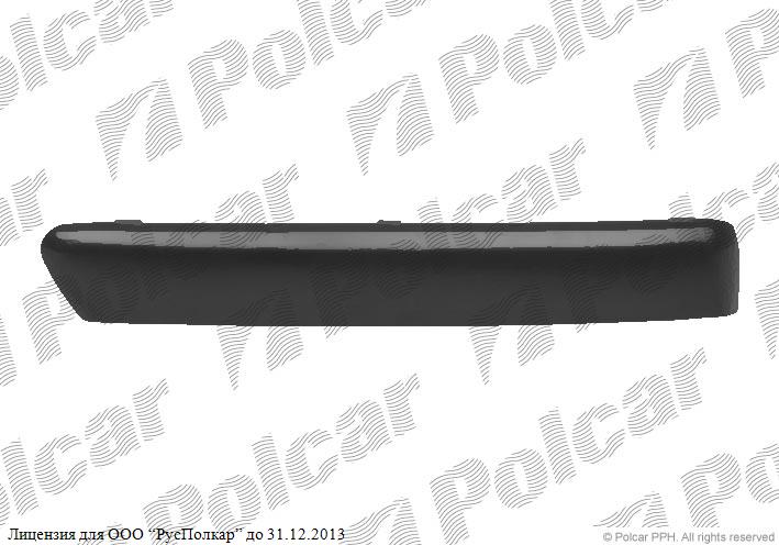 FORD FOCUS II (DA) 11.04 - 01.08 :Молдинг бампера переднего левый (чёрный)- 1352836