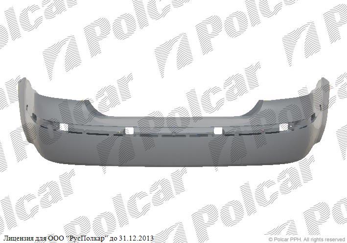 FORD FOCUS II (DA) 11.04 - 01.08 :Бампер задний (грунт., SDN)- 1360482