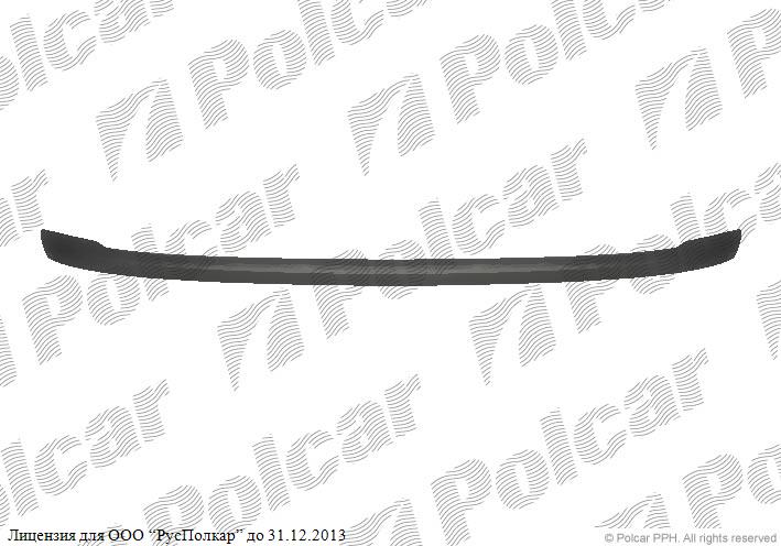 FORD FOCUS II (DA) 11.04 - 01.08 :Молдинг заднего бампера центральный (чёрный, НВ)- 1317826