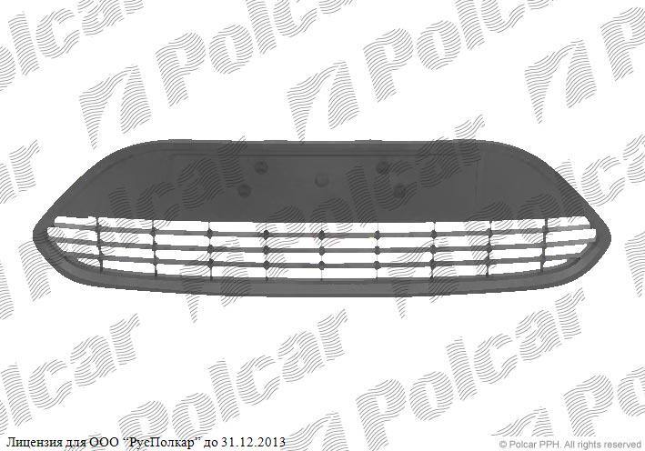 FORD FOCUS II (DA) 01.08 - 12.10 :Решетка в бампере центральная (чёрная, без хром. молдинга)- 1496438<br />1520644
