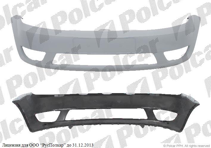 FORD FIESTA (JHS) 01.02 - 09.05 :Бампер передний (грунт., под покраску)- 1214015