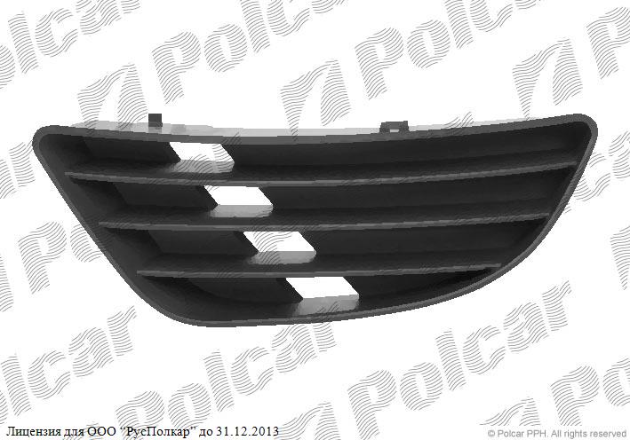 FORD FIESTA (JHS) 01.02 - 09.05 :Решетка в бампере правая (без отв. под птф)- 1151484