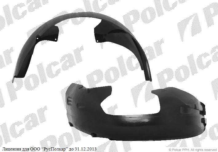 FORD FIESTA (JHS) 01.02 - 09.05 :Подкрылок передний правый- 1313706<br />2S6X-16114AC