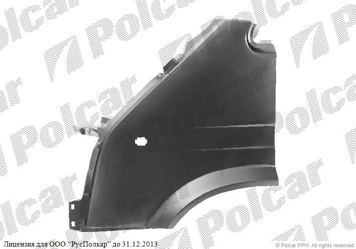 FORD TRANSIT (VE83) 96 - 00 :Крыло переднее левое- 7180501