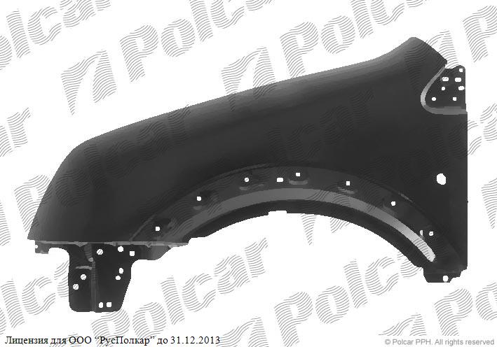 FORD TRANSIT CONNECT (C170) 05.03- :Крыло переднее правое- 1332797